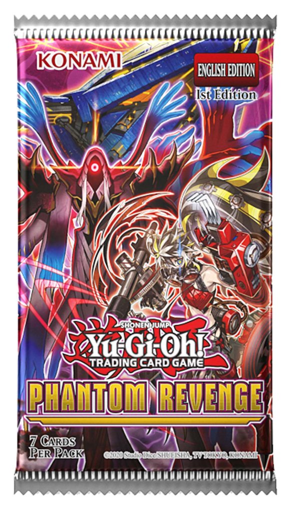 
                  
                    YuGiOh Phantom Revenge - 7 x Card 3 Pack Tuckbox
                  
                
