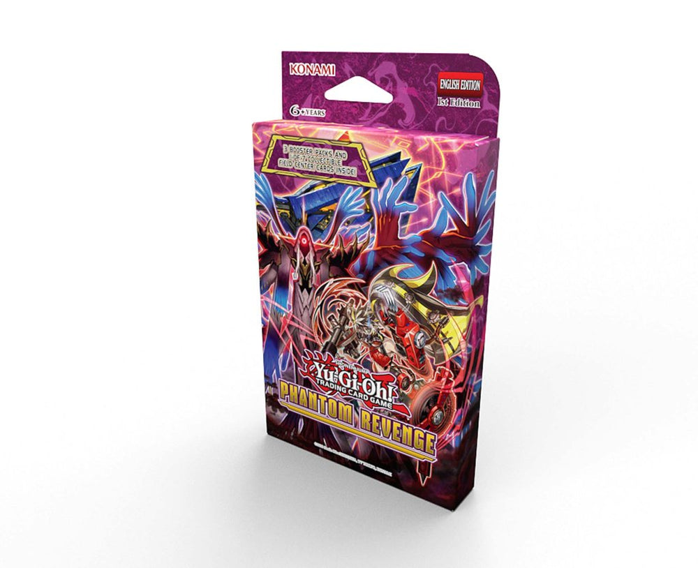 
                  
                    YuGiOh Phantom Revenge - 7 x Card 3 Pack Tuckbox
                  
                