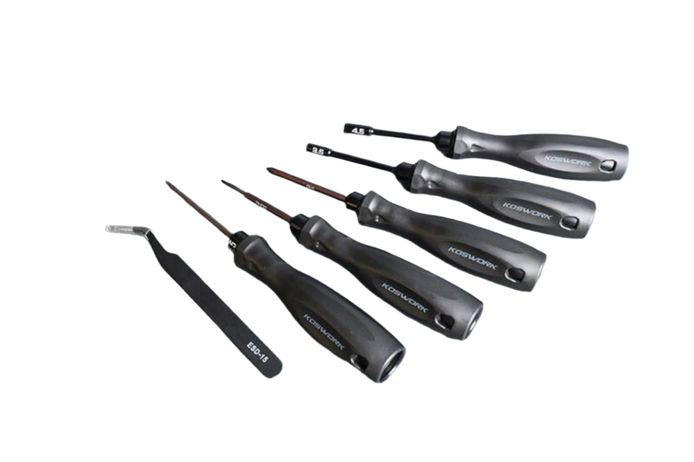 Mini-Z Mini Car Tool Set (6pcs) (Light Tri Handle)