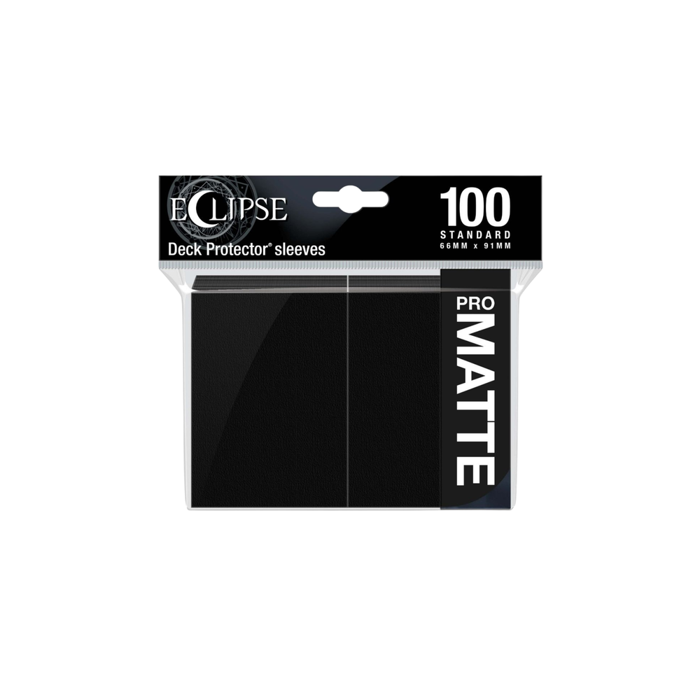 Ultra Pro: Eclipse Matte Standard Sleeves 100 pack Jet Black