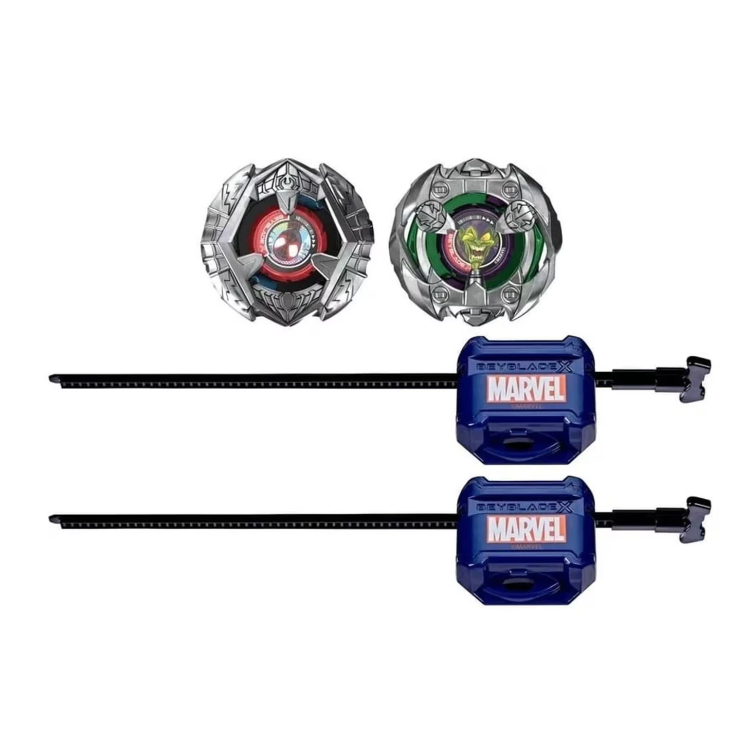 
                  
                    Beyblade X Marvel Collab Miles Morales 1-60GN vs Green Goblin 9-80HT Multipack Set
                  
                