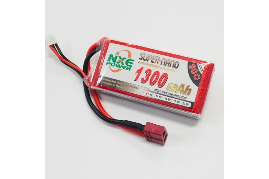 
                  
                    NXE 7.4v 1300mah 30c Soft case w/Deans
                  
                