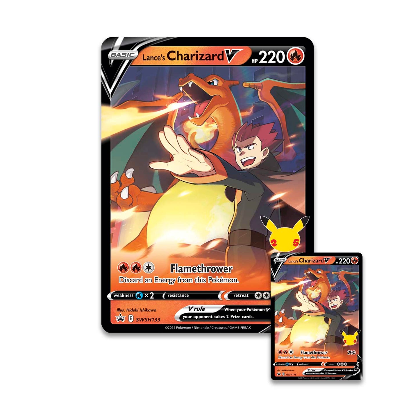 
                  
                    Pokemon TCG Celebrations V Box - Lance's Charizard V - Command Elite Hobbies
                  
                