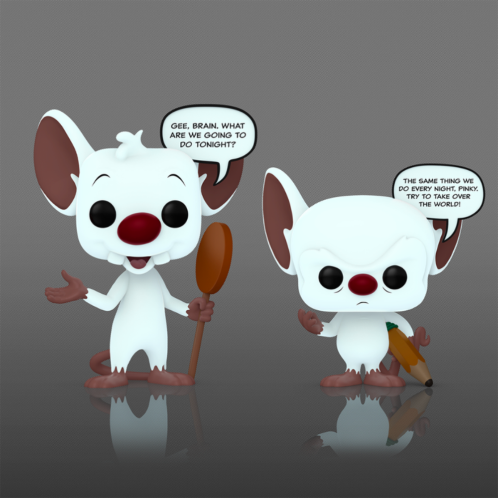 
                  
                    Pinky and The Brain - Pinky & The Brain Pop Sayings Glow-in-the-Dark Pop! Vinyl Figure 2-Pack
                  
                