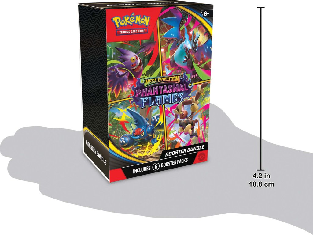 
                  
                    Pokemon TCG Mega Evolution - Phantasmal Flames Booster Bundle
                  
                