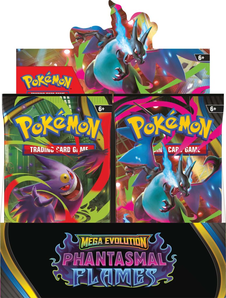 
                  
                    Pokemon TCG Mega Evolution - Phantasmal Flames Booster Pack
                  
                