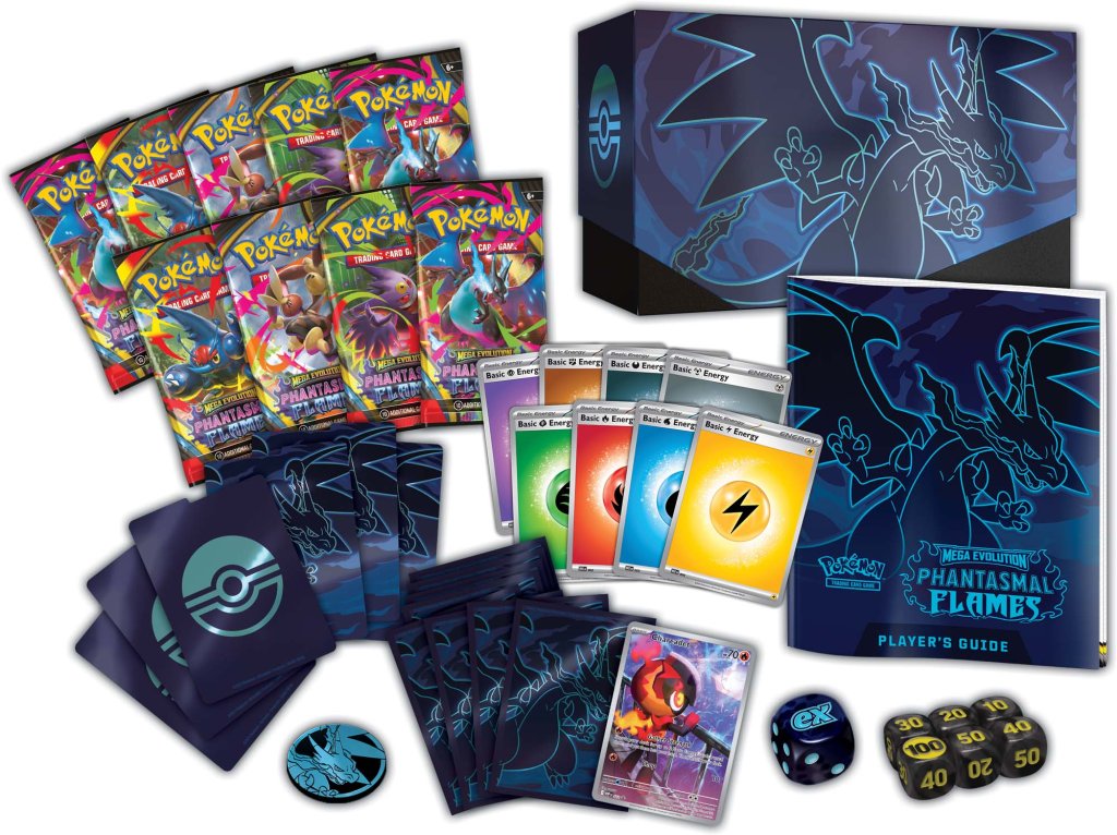 
                  
                    Pokemon TCG: Mega Evolution - Phantasmal Flames Elite Trainer Box
                  
                