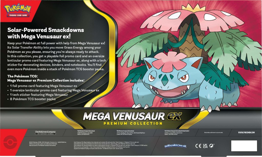 
                  
                    Pokémon TCG: Mega Venusaur ex Premium Collection
                  
                