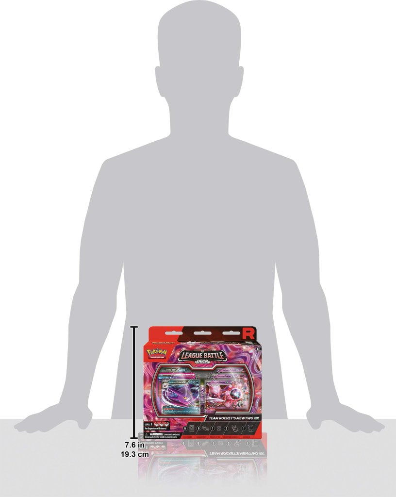 
                  
                    Pokémon TCG: Team Rocket’s Mewtwo ex League Battle Deck
                  
                