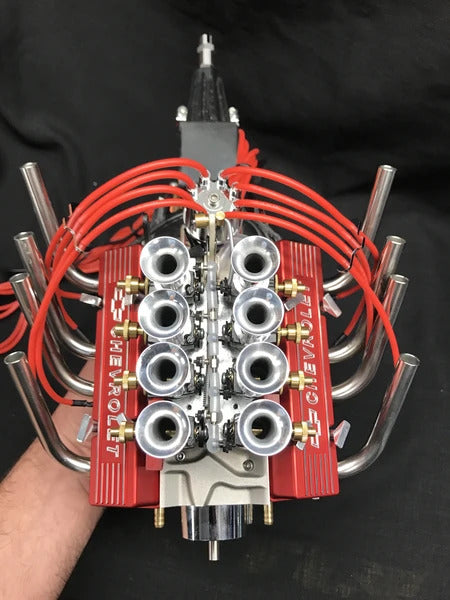 
                  
                    1/4 Scale V8 Nitro Powered 8 Carburetor Working Engine
                  
                