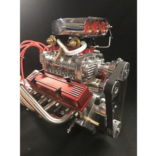 1/4 Scale V8 Nitro Powered Supercharged Working Engine – ProHobbies