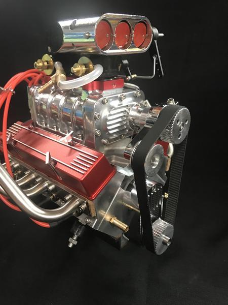 
                  
                    1/4 Scale V8 Nitro Powered Supercharged Working Engine
                  
                