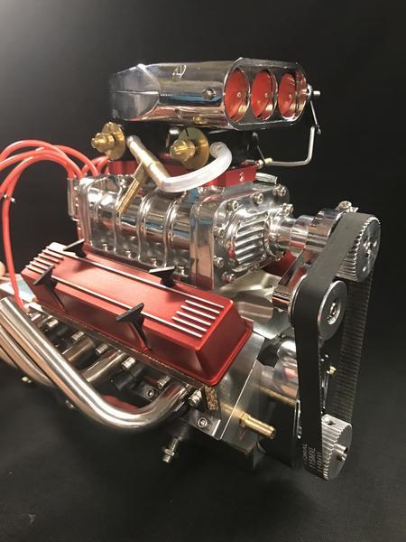 
                  
                    1/4 Scale V8 Nitro Powered Supercharged Working Engine
                  
                