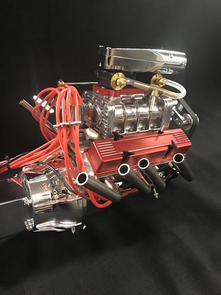 
                  
                    1/4 Scale V8 Nitro Powered Supercharged Working Engine
                  
                