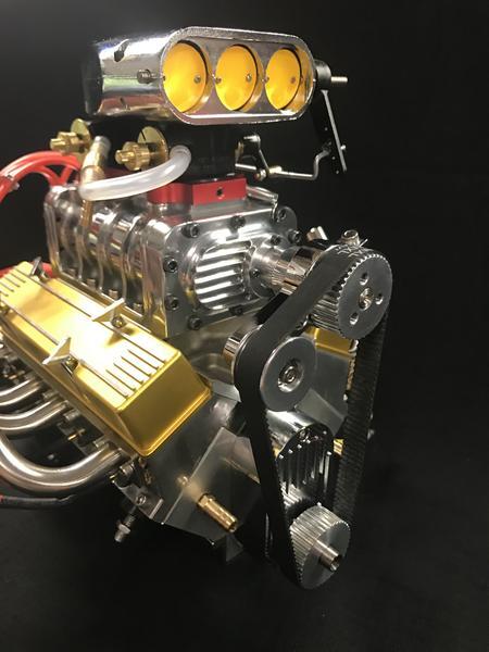 
                  
                    1/4 Scale V8 Nitro Powered Supercharged Working Engine
                  
                