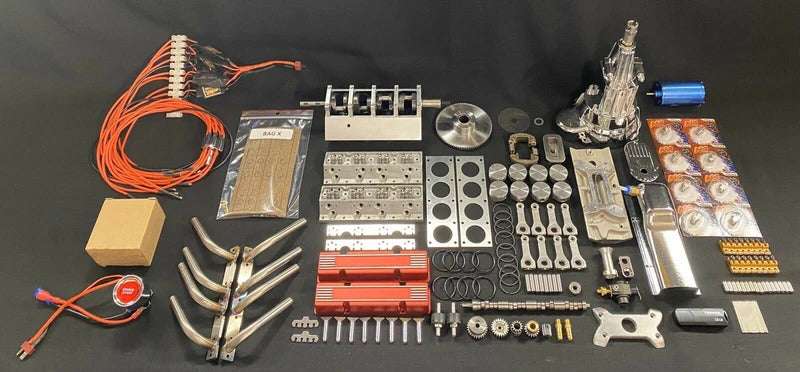 
                  
                    1/4 Scale V8 Nitro Powered Single Carburetor Working Engine Kit version
                  
                