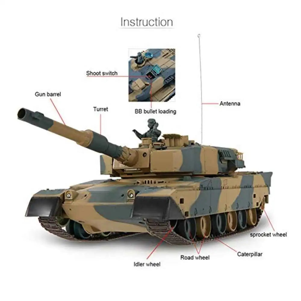 Henglong TC Tank Japan T90 3808-rc tank-Heng Long-ProHobbies