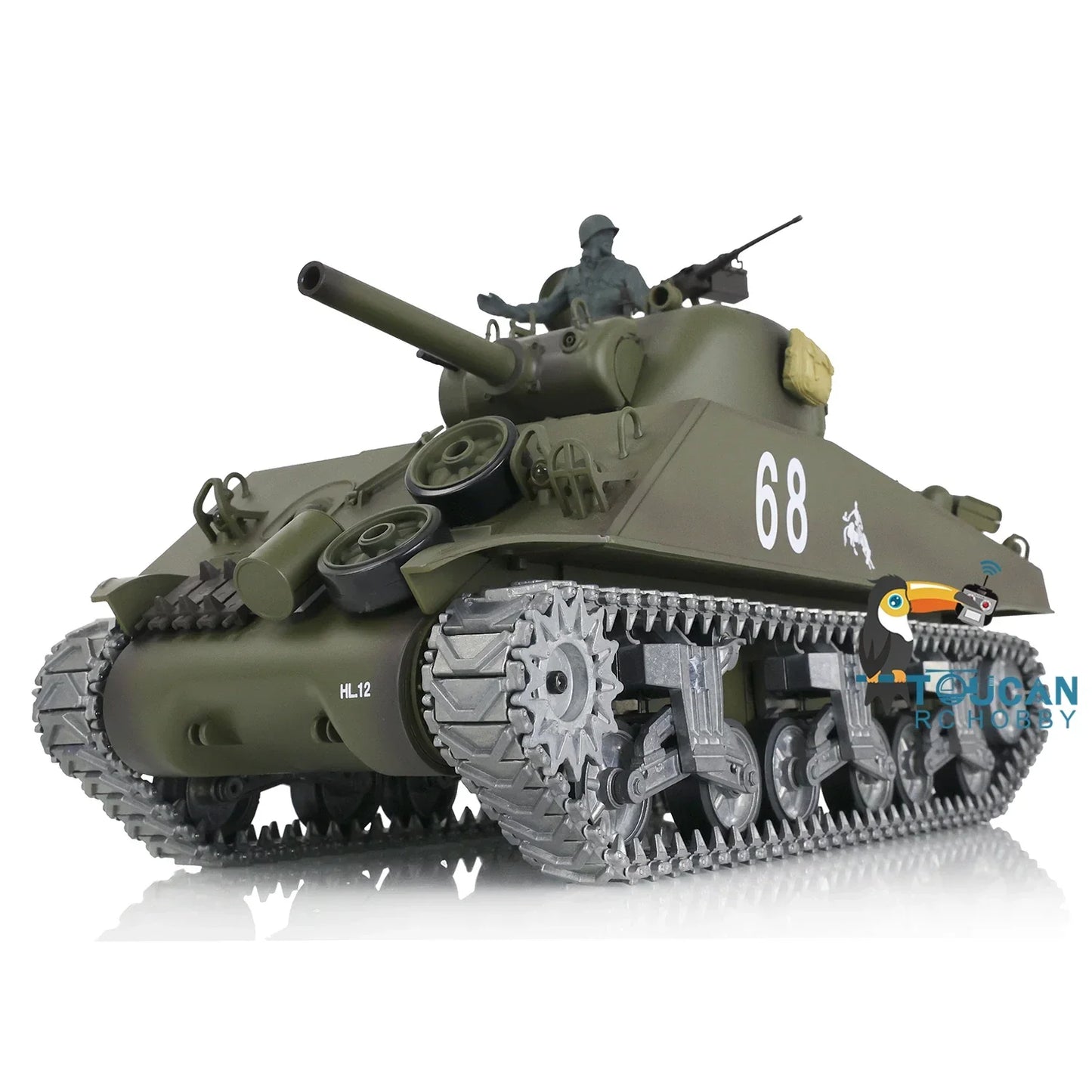 
                  
                    Heng Long RC Battle Tank Sherman M4A3 Infrared Combating System1/30 3841-01
                  
                