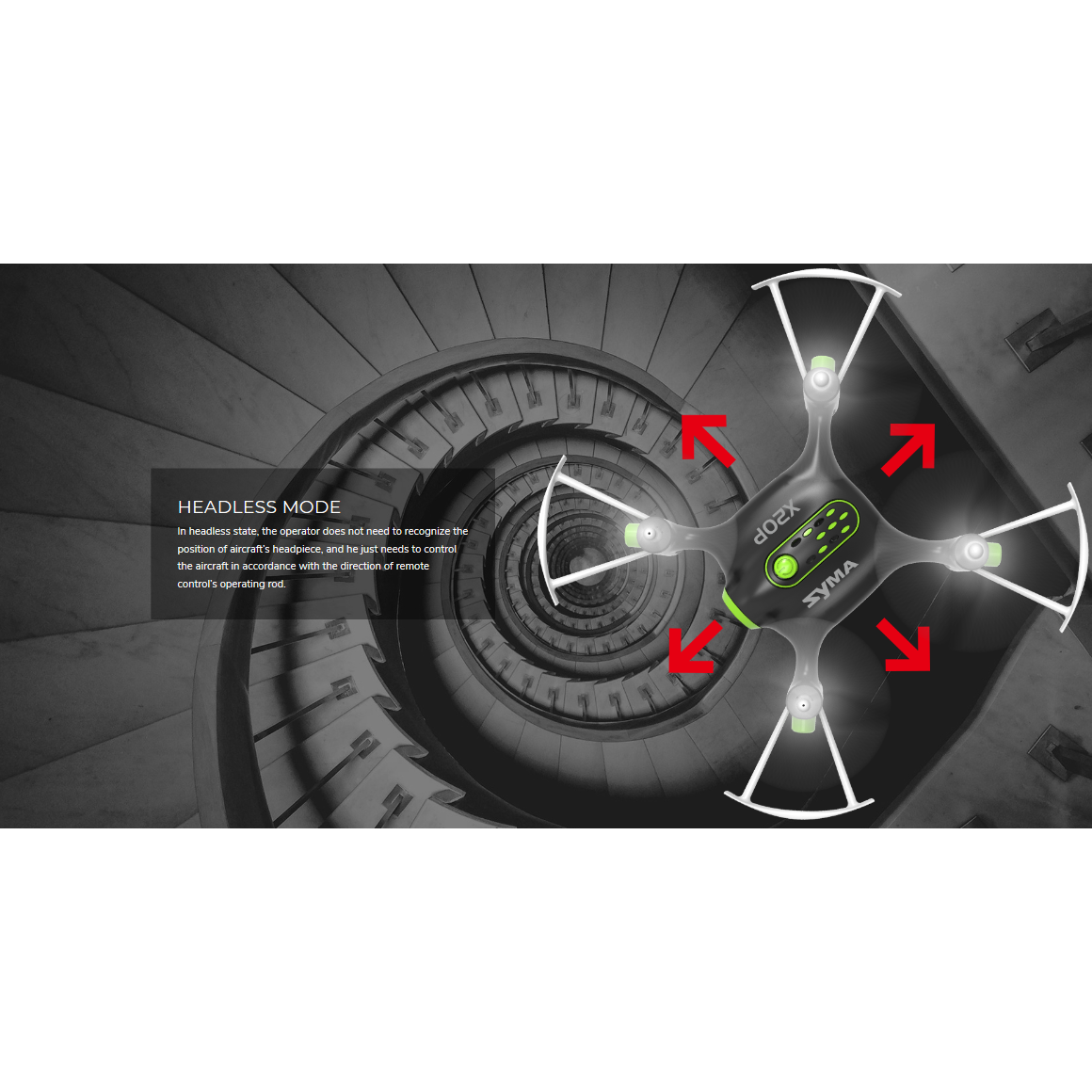 
                  
                    Syma Mini Quadcopter X20P 4 CHANNEL
                  
                