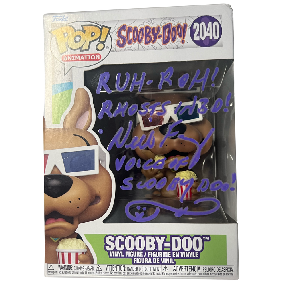Scooby Doo - Scooby Doo w/3D Glasses Pop! (Signed Edition with Certificate of Authenticity by Neil Fanning)