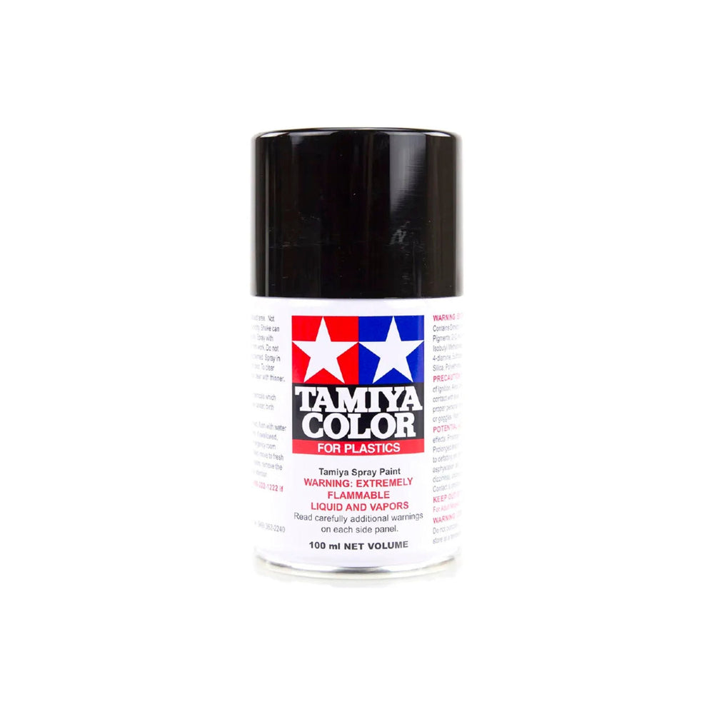 Tamiya TS-14 Black Lacquer Spray Paint 100ml-Tamiya-ProHobbies