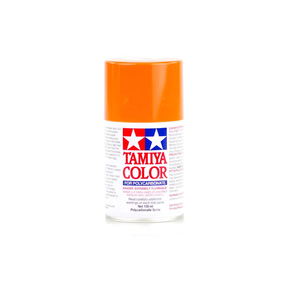 Tamiya PS-7 Orange Polycarbonate Spray Paint 100ml