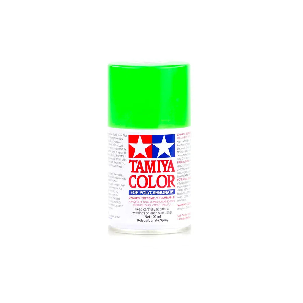 Tamiya PS-28 Fluorescent Green Polycarbonate Spray Paint 100ml