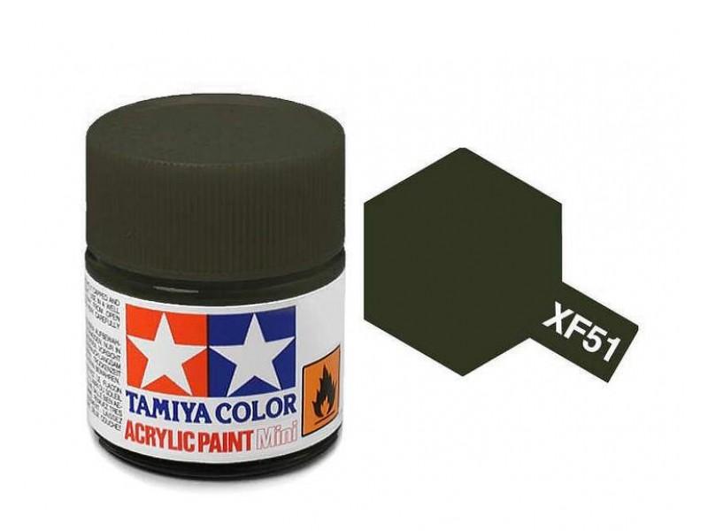 TAMIYA ACRYLIC MINI XF-51 KHAKI DRAB - Command Elite Hobbies