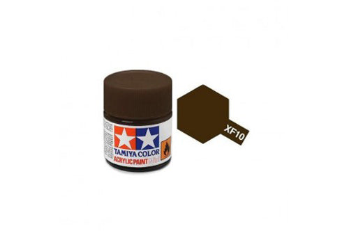 TAMIYA ACRYLIC MINI XF-10 FLAT BROWN - Command Elite Hobbies