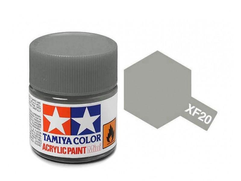 TAMIYA ACRYLIC MINI XF-20 MEDIUM GREY - Command Elite Hobbies