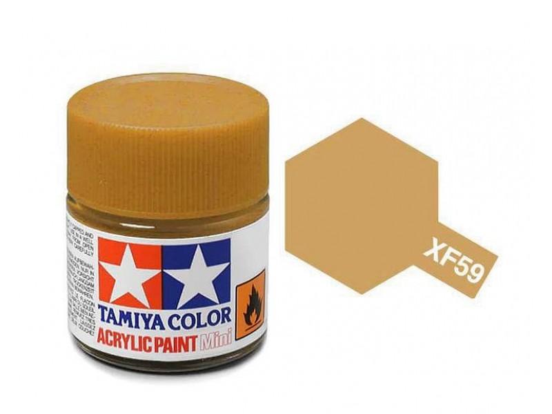 TAMIYA ACRYLIC MINI XF-59 DESERT YELLOW - Command Elite Hobbies