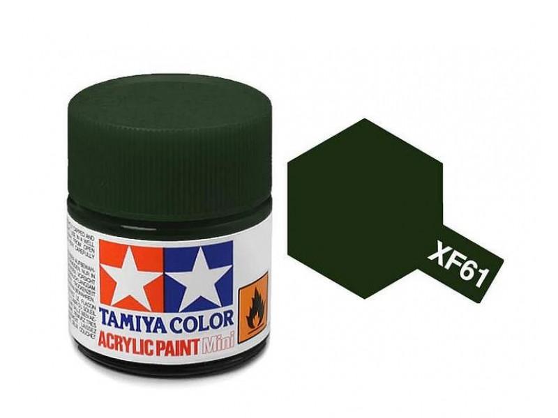 TAMIYA ACRYLIC MINI XF-61 DARK GREEN - Command Elite Hobbies