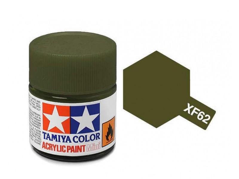 TAMIYA ACRYLIC MINI XF-62 OLIVE DRAB - Command Elite Hobbies