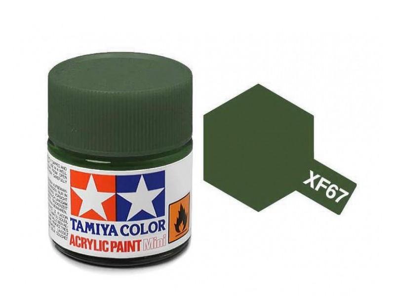 TAMIYA ACRYLIC MINI XF-67 NATO GREEN - Command Elite Hobbies