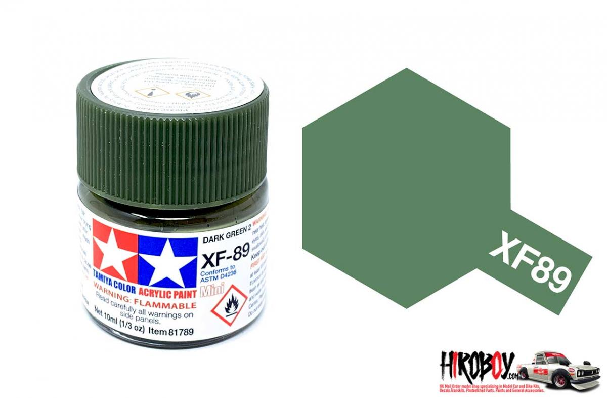 TAMIYA ACRYLIC MINI XF-89 DARK GREEN 2 - Command Elite Hobbies