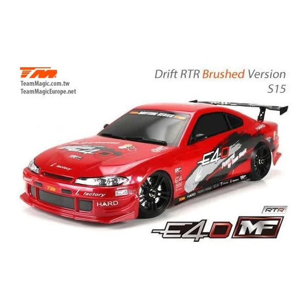 
                  
                    TEAM MAGIC E4D MF 1/10 DRIFT CAR RTR S15 BRUSHED VERSION-RC CAR-Team Magic-ProHobbies
                  
                