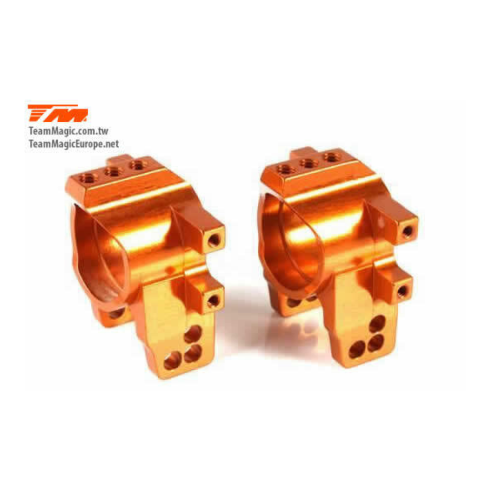 Team Magic MF Alloy Rear Hub Carrier Orange E4D TMK2157O