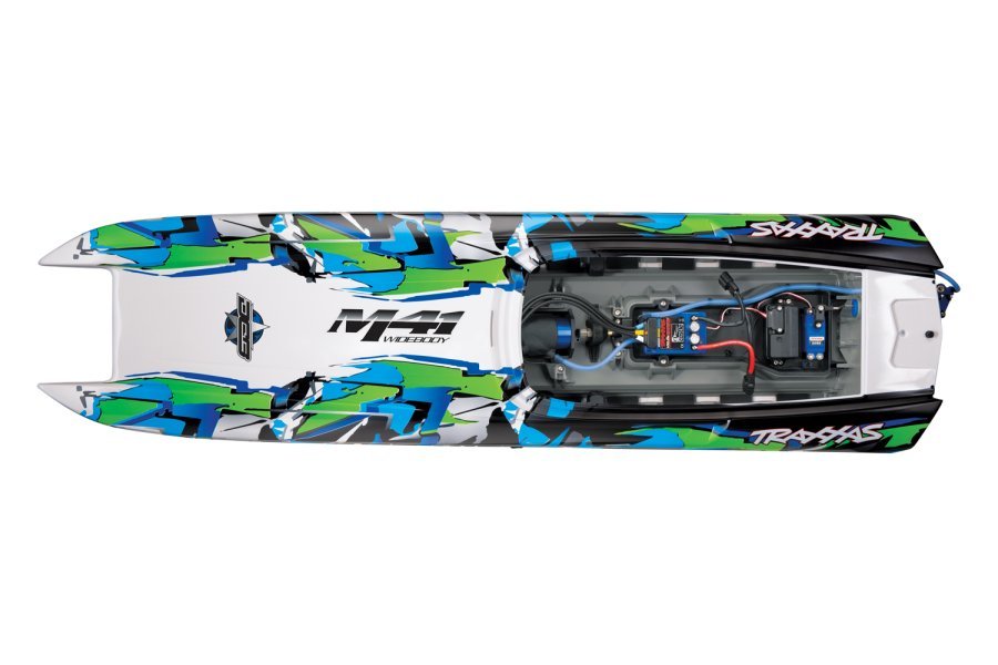 
                  
                    Traxxas M41 Widebody Electric Brushless RC Speed Boat - Command Elite Hobbies
                  
                