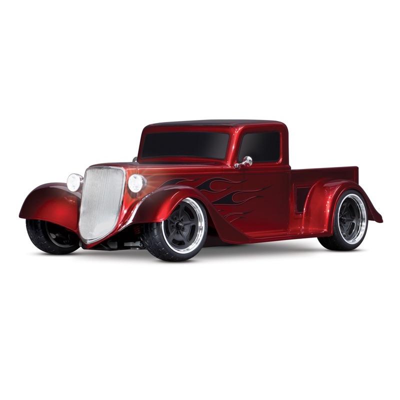 Traxxas 1/10 Factory Five 1935 RC Hot Rod Truck (Red w/Flames)-Traxxas-ProHobbies