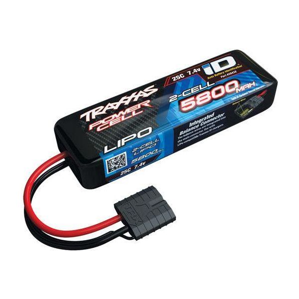 TRAXXAS 5800MAH 7.4V 2-CELL 25C LIPO BATTERY - Command Elite Hobbies