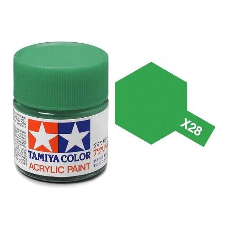 Tamiya Acrylic Mini x-28 PARK GREEN-Tamiya-ProHobbies