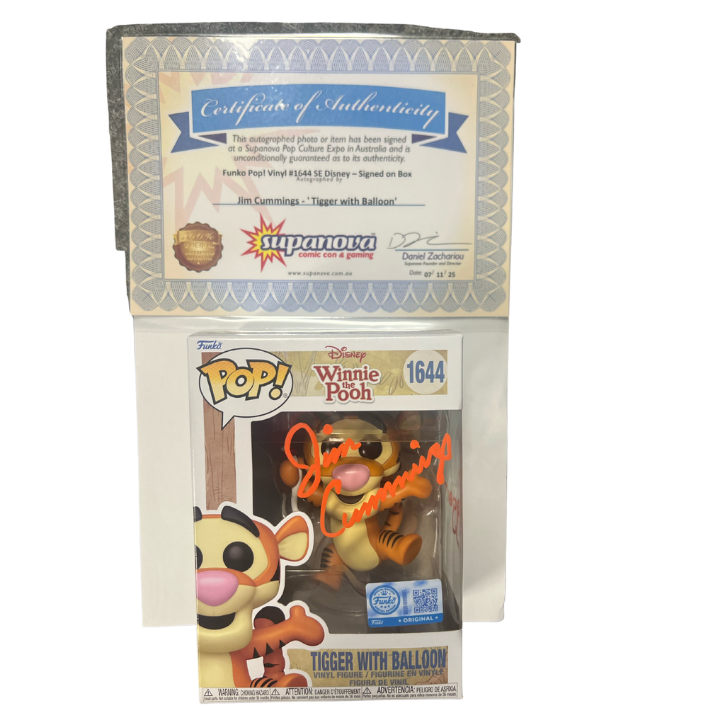 
                  
                    Disney – Tigger with Balloon Collectible Figure (Signed Edition with Certificate of Authenticity by Jim Cummings)
                  
                