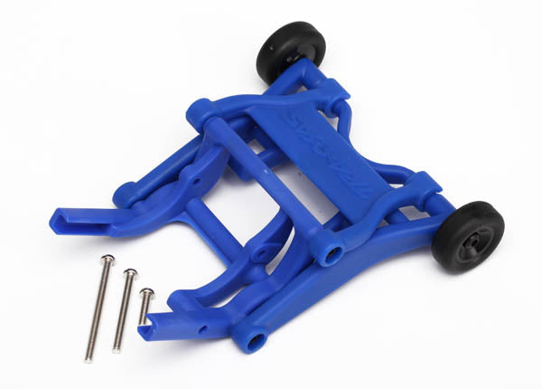 Traxxas Wheelie bar, assembled (Blue) - Command Elite Hobbies