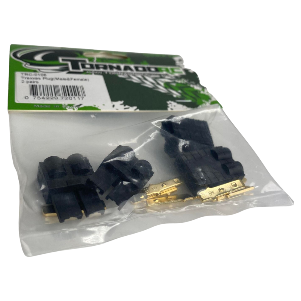 TRC-0106 Tornado RC Traxxas Male and Female Plug Pack-Traxxas-ProHobbies