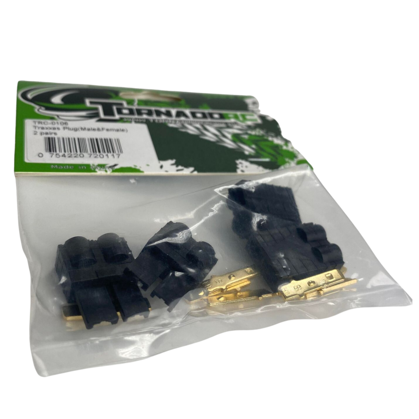 
                  
                    TRC-0106 Tornado RC Traxxas Male and Female Plug Pack
                  
                