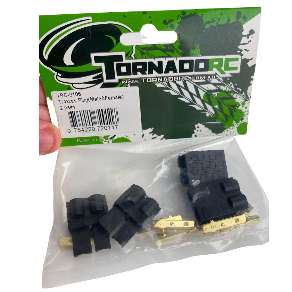 TRC-0106 Tornado RC Traxxas Male and Female Plug Pack