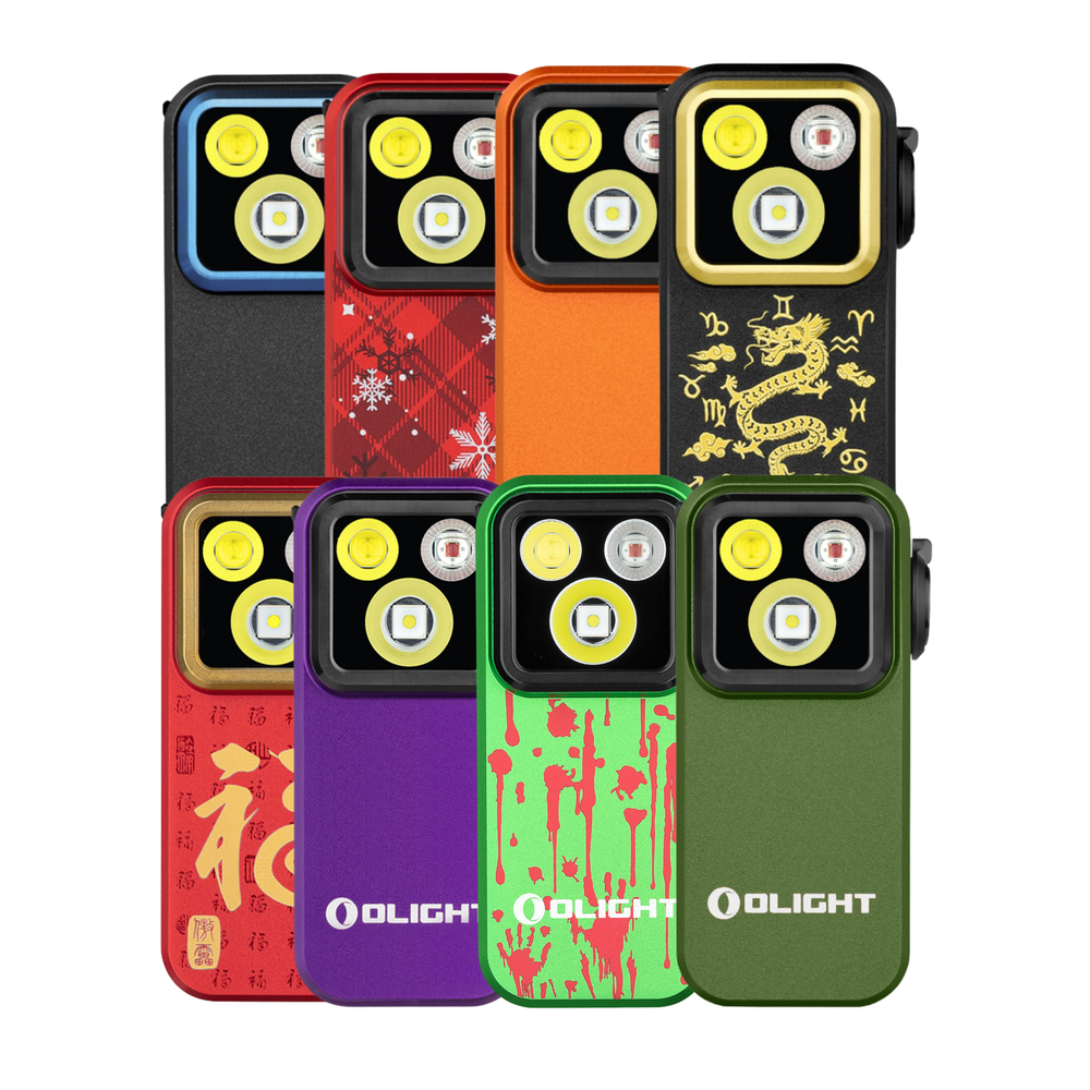 Olight Oclip Pro Compact LED Clip Light with Floodlight & Spotlight & Red light