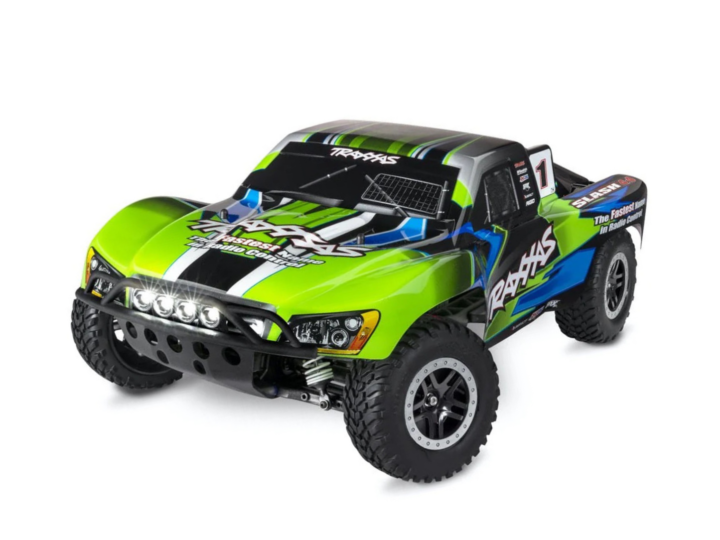 
                  
                    TRAXXAS SLASH 4X4 WITH LED LIGHTS - GREEN
                  
                