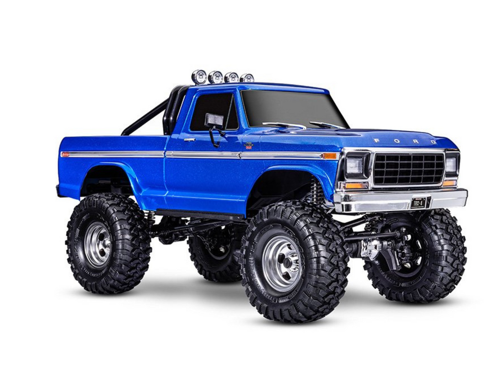 TRAXXAS TRX-4 HIGH TRAIL EDITION WITH 1979 FORD F-150 TRUCK BODY 1/10 SCALE 4WD