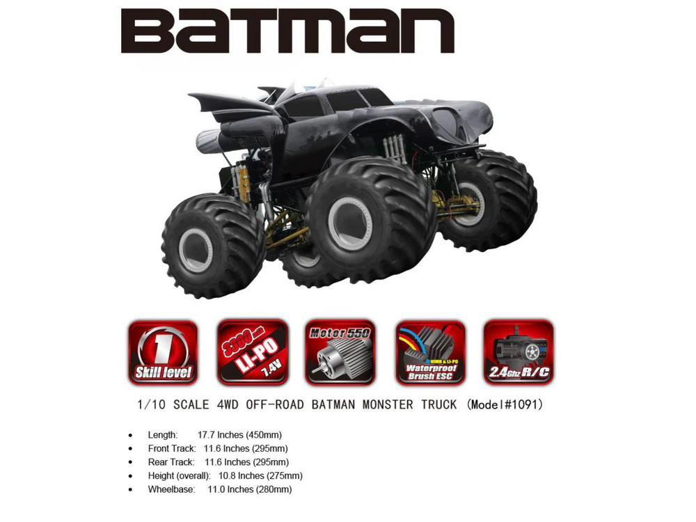 
                  
                    Remo Hobby Batman Monster Truck
                  
                